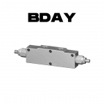 BDAY - Double counterbalance valves in line, for open center