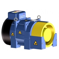 GLS20 - Gearless for 3-6 passengers lifts, 2/1, speed up to 1,6m/s.