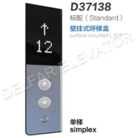D37138 Surface Mounted Hairline St.st. Faceplate LOP