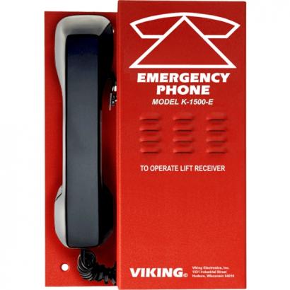 Emergency / Elevator Phone, No Auto Dialing - K-1500-E