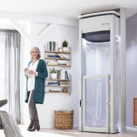 Stiltz Duo Home Elevator, Through Floor Lifts A two-person through-floor lift