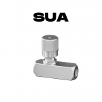 SUA - Unidirectional flow control valves, panel fixing