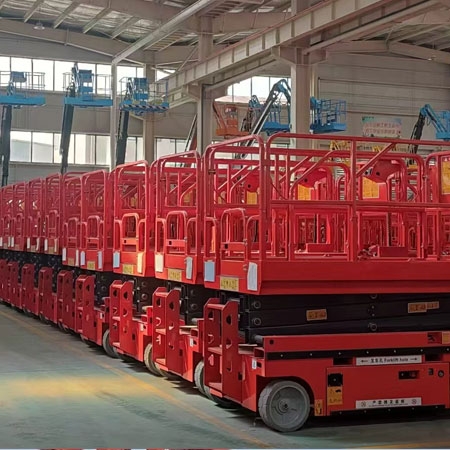 Honway, 6m Electric self-propelled scissor lift, Maximum platform height 6.00m, Safe working load  500kg