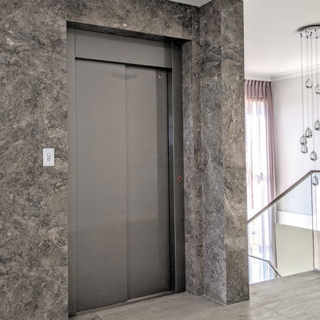 Residential Royal lift, Passenger lifts for private residences, Full height light curtain protection beams across cabin entrance, Guaranteed 400kg Load