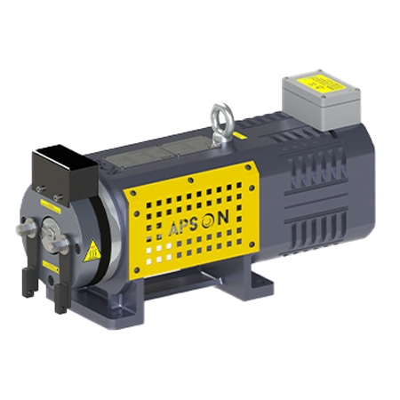 APSON BD680-100, Perfect Solution for Narrow Shaft, Elevator Traction Machine Capacity 680 kg, Speed 1.00 m/s, Rated Voltage AC380V, Sheave Dia Ø100 mm