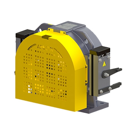 OR450-150 Elevator Traction Machine, For highrise application, Capacity 450 kg, Speed 1.50 m/s, Rated Voltage AC380V, Sheave Dia Ø320 mm
