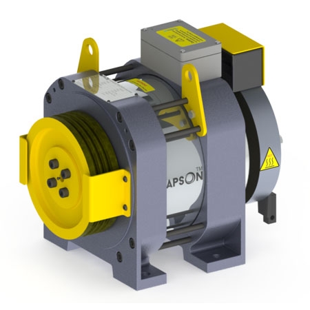 ES408-050 (AC380V – Ø200 mm), Elevator Traction Machine, Capacity 408 kg, Speed 0.50 m/s, Rated Voltage AC380V, Sheave Dia Ø200 mm