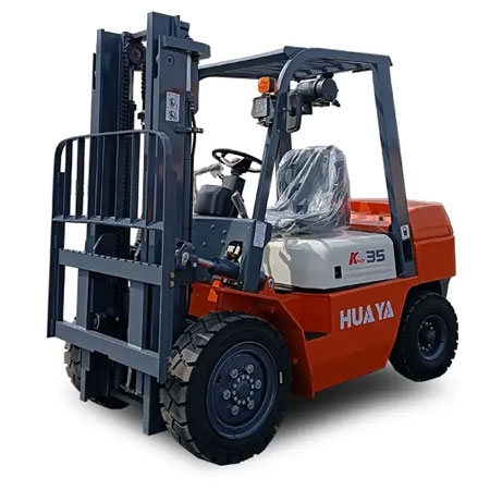 3.5 Ton Diesel Forklift, Loading Capacity 3500 kg, Lifting height 3000-7000 mm