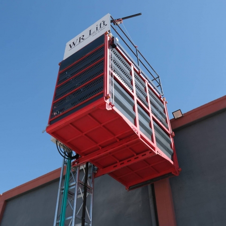 WRLIFT, Material And Personnel Hoist Elevator, Transport Capacity 2000 kg, 22 Personnel, Maximum Height 200 m, Speed: 42 m/min