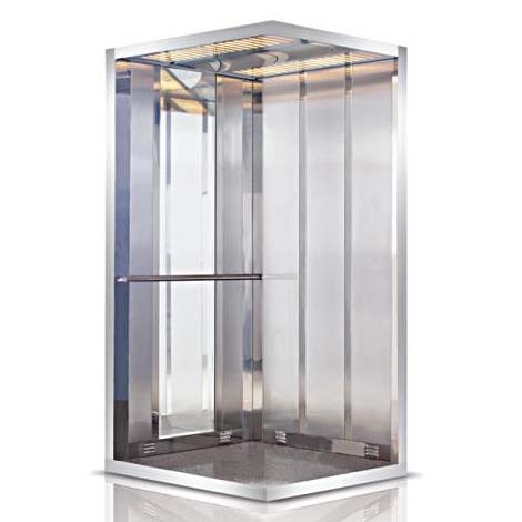 GNTK 07 - Stainless Steel Passenger Elevator Cabin