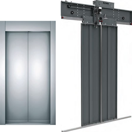 Central 2 Panel Cabin Door