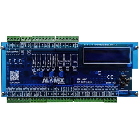 ITALIANO 1, Lift Control Card, Supports up to 10 floors One speed and two speed and VVVF controles