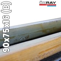 OZRAY, T90B, 90x75x16 (B) Elevator Guide Rail, Steel grade E275B, Steel hardness 132-137 (HBW)