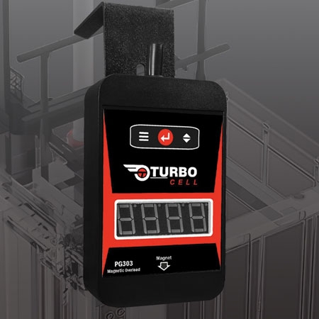 Turbocell - PG303- Magnetic Load Sensor, Nominal Weight up to 8 passengers.