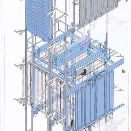 F300 MR/MRL High-Quality Freight Elevator, Load 1600~20000 kg, Speed 0.25~3.0 m/s