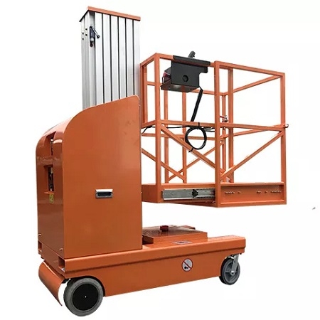 Self-Propelled Single Mast Aerial Work Platform, Capacity 150 kg, Maximum height of platform: 3m, 4m, 6m, 7.5m