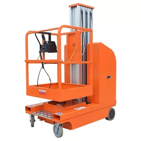 Self-Propelled Single Mast Aerial Work Platform, Capacity 150 kg, Maximum height of platform: 3m, 4m, 6m, 7.5m
