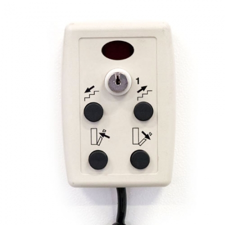 Athena Straight Inclined Platform lift. Suitable for very narrow staircases